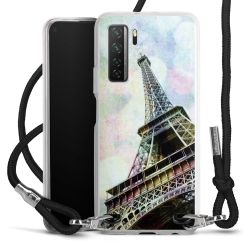 Carry Case Transparent Fabric black/silver