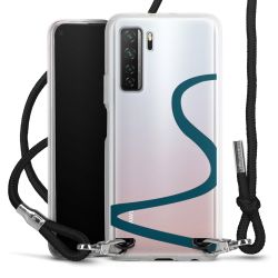 New Carry Case Transparent Stoff schwarz/silber