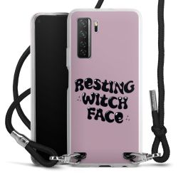 New Carry Case Transparent Stoff schwarz/silber