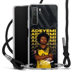 New Carry Case Transparent Stoff schwarz/silber