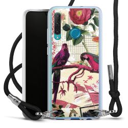 Carry Case Transparent Fabric black/silver