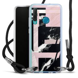 Carry Case Transparent Fabric black/silver