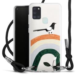 New Carry Case Transparent Stoff schwarz/silber