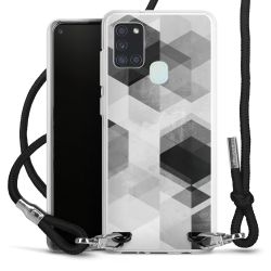 Carry Case Transparent Fabric black/silver