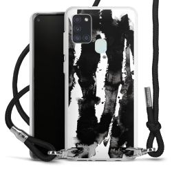 Carry Case Transparent Fabric black/silver