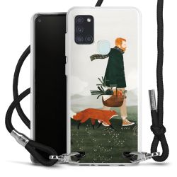 New Carry Case Transparent Stoff schwarz/silber