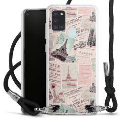 Carry Case Transparent Fabric black/silver