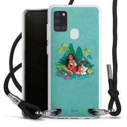 New Carry Case Transparent Stoff schwarz/silber