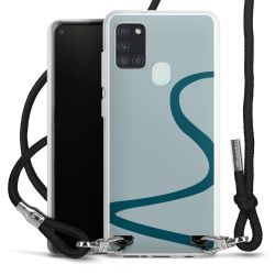 New Carry Case Transparent Stoff schwarz/silber