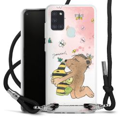 New Carry Case Transparent Stoff schwarz/silber