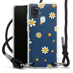 New Carry Case Transparent Stoff schwarz/silber