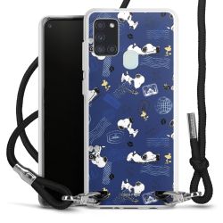 New Carry Case Transparent Stoff schwarz/silber