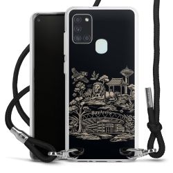 Carry Case Stoff schwarz/silber