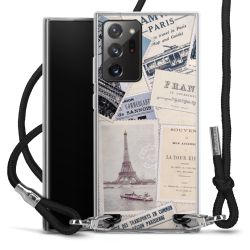 Carry Case Transparent Fabric black/silver