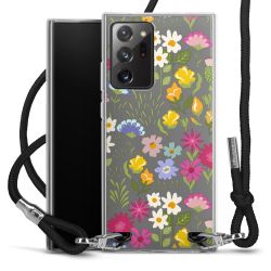 New Carry Case Transparent Stoff schwarz/silber