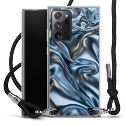 New Carry Case Transparent Stoff schwarz/silber