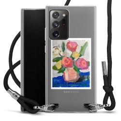 New Carry Case Transparent Stoff schwarz/silber