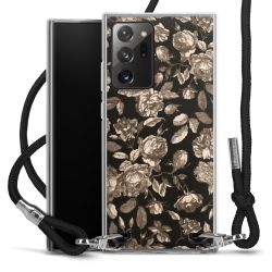 New Carry Case Transparent Stoff schwarz/silber