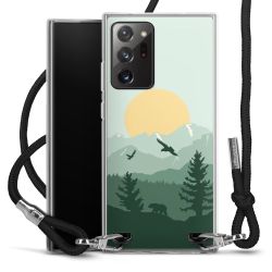 New Carry Case Transparent Stoff schwarz/silber