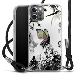 Carry Case Transparent Fabric black/silver