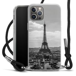 Carry Case Transparent Fabric black/silver