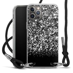 Carry Case Transparent Fabric black/silver