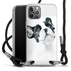 Carry Case Transparent Fabric black/silver