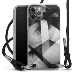 Carry Case Transparent Fabric black/silver