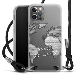 Carry Case Transparent Fabric black/silver