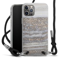 Carry Case Transparent Fabric black/silver