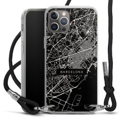 Carry Case Transparent Fabric black/silver