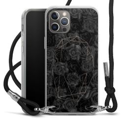 Carry Case Transparent Fabric black/silver