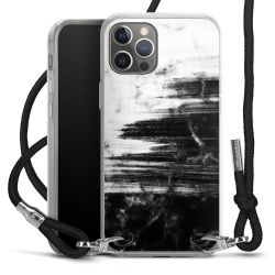 Carry Case Transparent Fabric black/silver