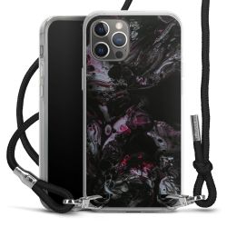 Carry Case Transparent Fabric black/silver