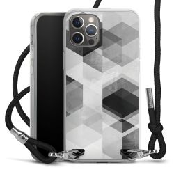 Carry Case Transparent Fabric black/silver