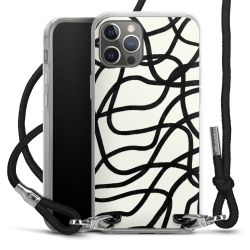 Carry Case Transparent Fabric black/silver