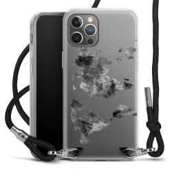 Carry Case Transparent Fabric black/silver