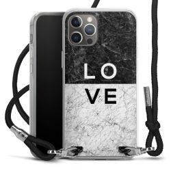 Carry Case Transparent Fabric black/silver