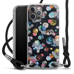 Carry Case Transparent Fabric black/silver