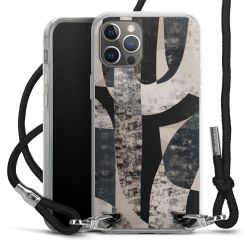 Carry Case Transparent Fabric black/silver