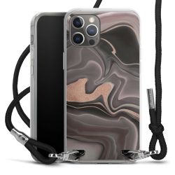 Carry Case Transparent Fabric black/silver