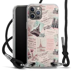 Carry Case Transparent Fabric black/silver