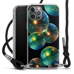 New Carry Case Transparent Stoff schwarz/silber