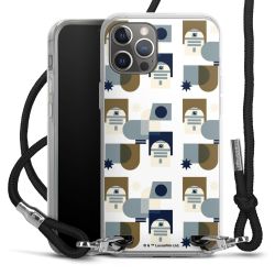 New Carry Case Transparent Stoff schwarz/silber