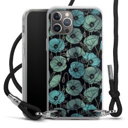 New Carry Case Transparent Stoff schwarz/silber