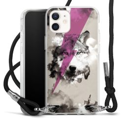 Carry Case Transparent Fabric black/silver