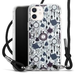 Carry Case Transparent Fabric black/silver