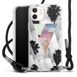 Carry Case Transparent Fabric black/silver