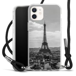 Carry Case Transparent Fabric black/silver