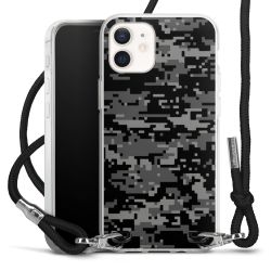 Carry Case Transparent Fabric black/silver